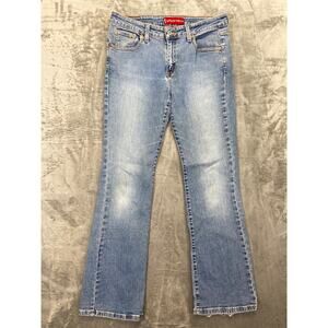 Levi's Women's 518 Superlow Bootcut Jeans Size 9 Light Wash